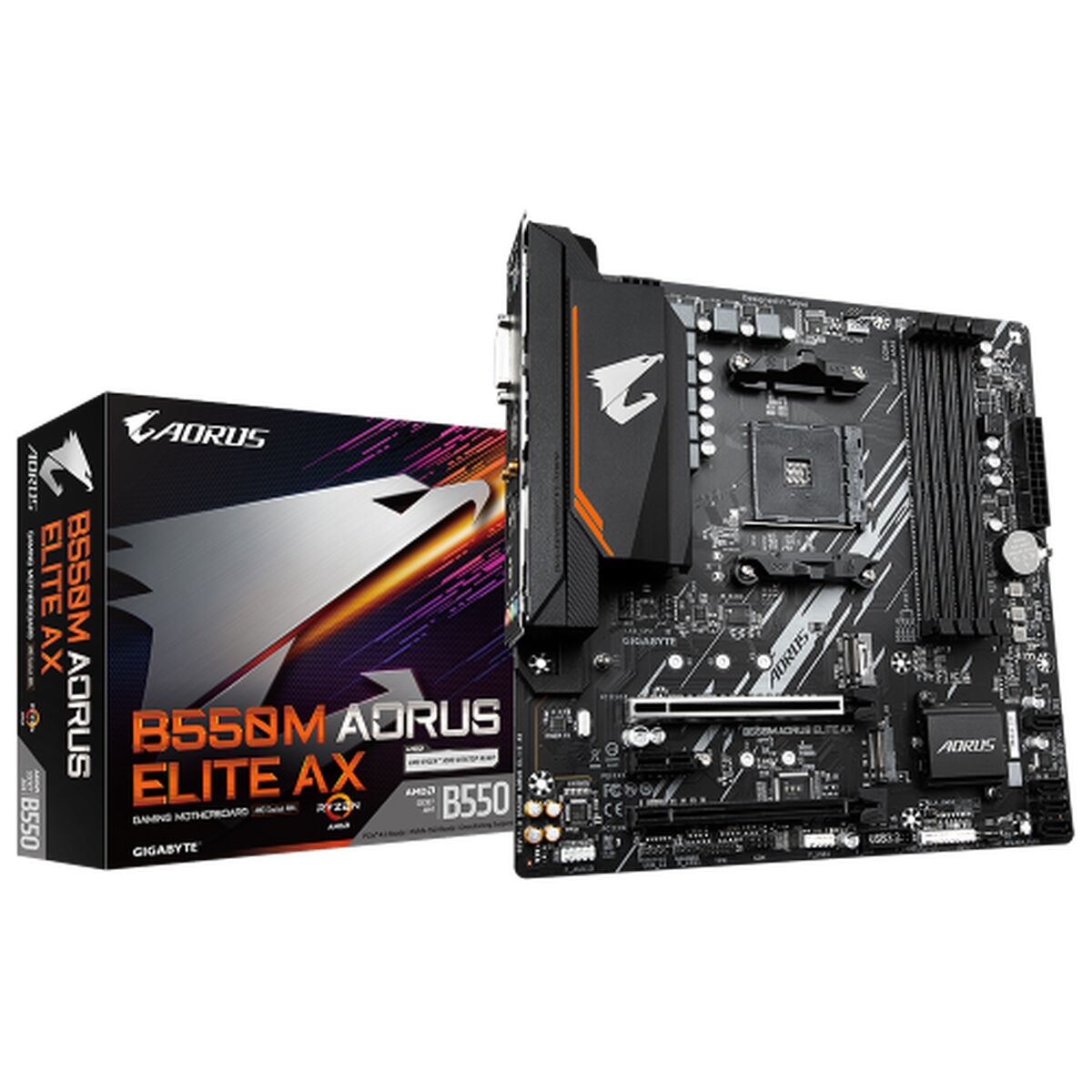 Μητρική Κάρτα Gigabyte B550M AORUS ELITE AX AMD B550 AMD AMD AM4