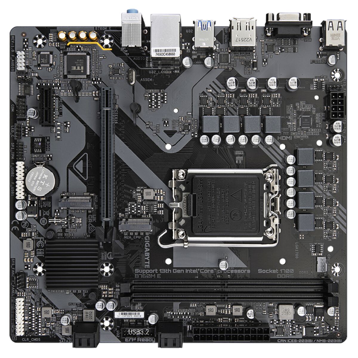 Image de Motherboard Gigabyte B760M E Intel B760 LGA 1700