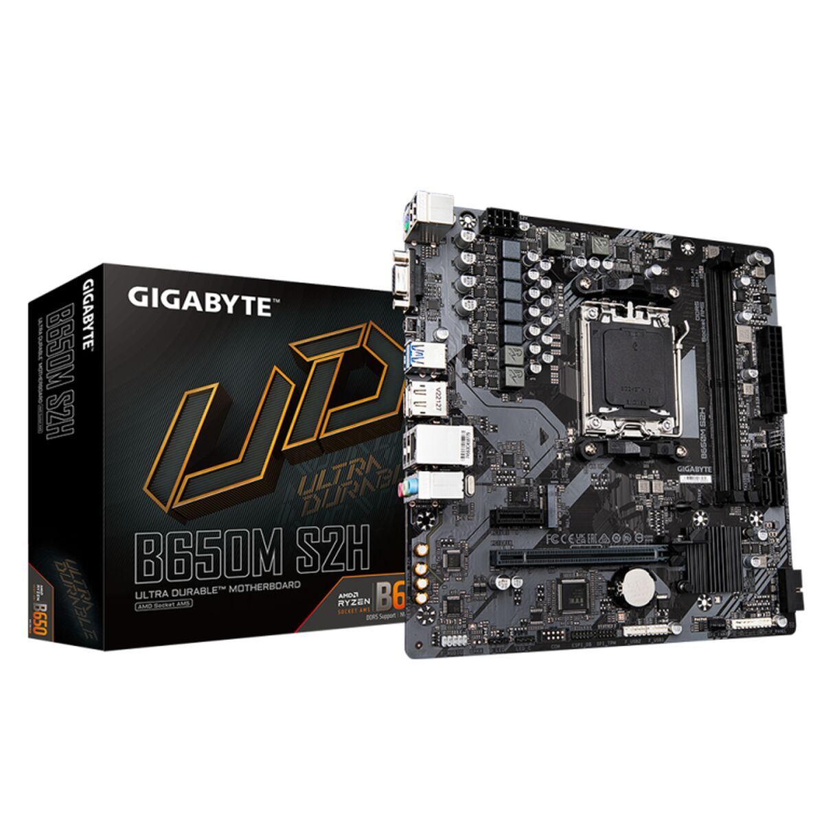 Picture of Motherboard Gigabyte B650M S2H AMD B650 AMD AM5