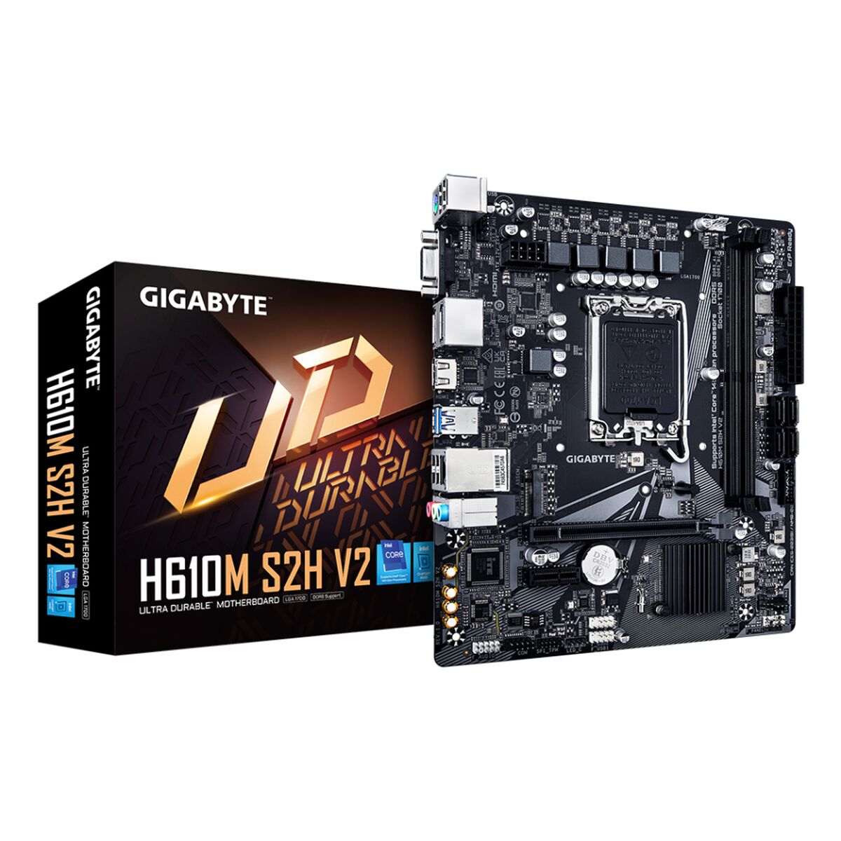 Afbeeldingen van Motherboard Gigabyte H610M S2H V2 INTEL H610 EXPRESS LGA 1700