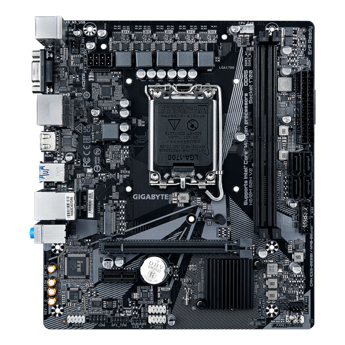 Afbeeldingen van Motherboard Gigabyte H610M S2H V2 INTEL H610 EXPRESS LGA 1700