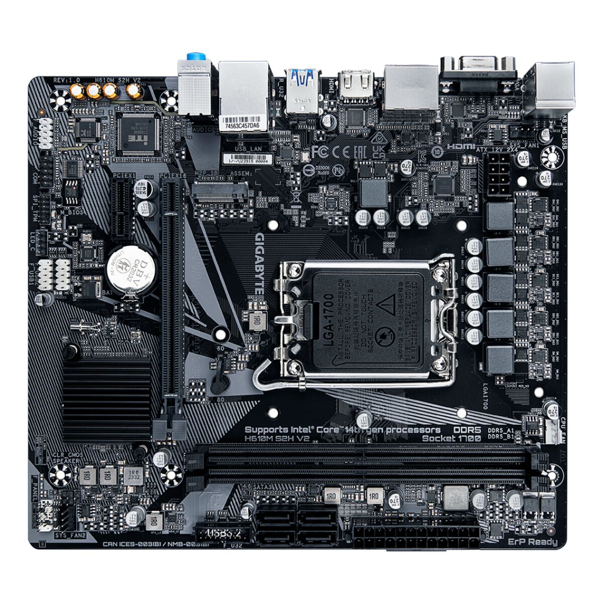 Afbeeldingen van Motherboard Gigabyte H610M S2H V2 INTEL H610 EXPRESS LGA 1700