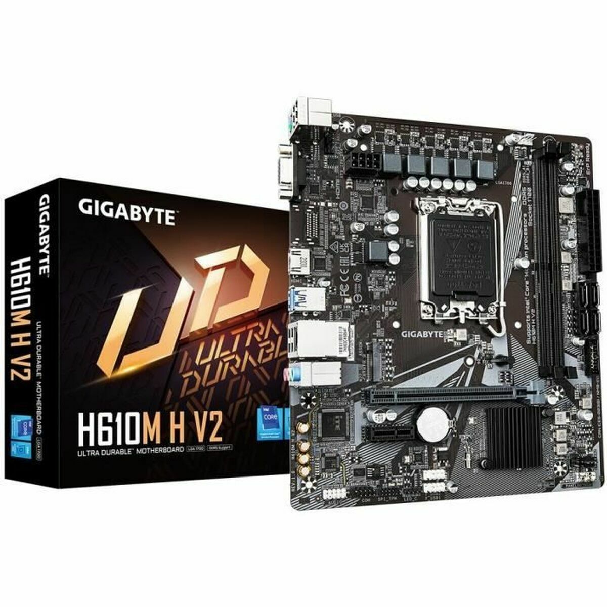 Picture of Motherboard Gigabyte H610M H V2 H610 LGA 1700