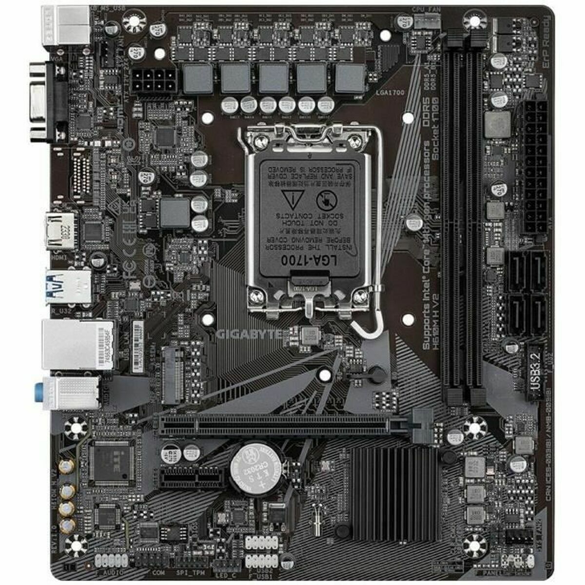 Picture of Motherboard Gigabyte H610M H V2 H610 LGA 1700