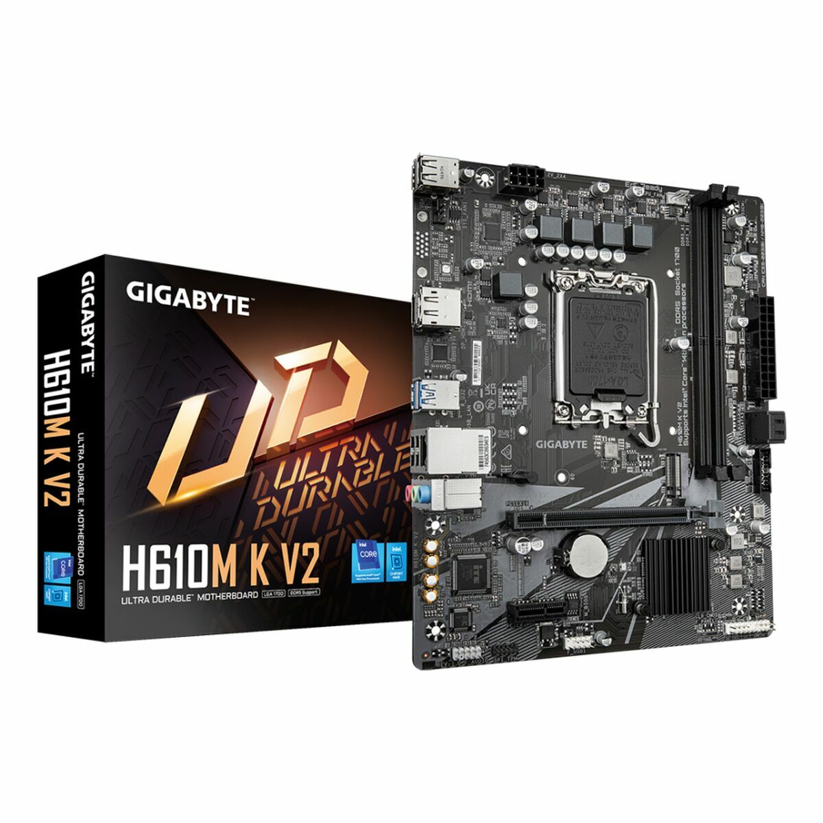 Picture of Motherboard Gigabyte H610M K V2 INTEL H610 LGA 1700