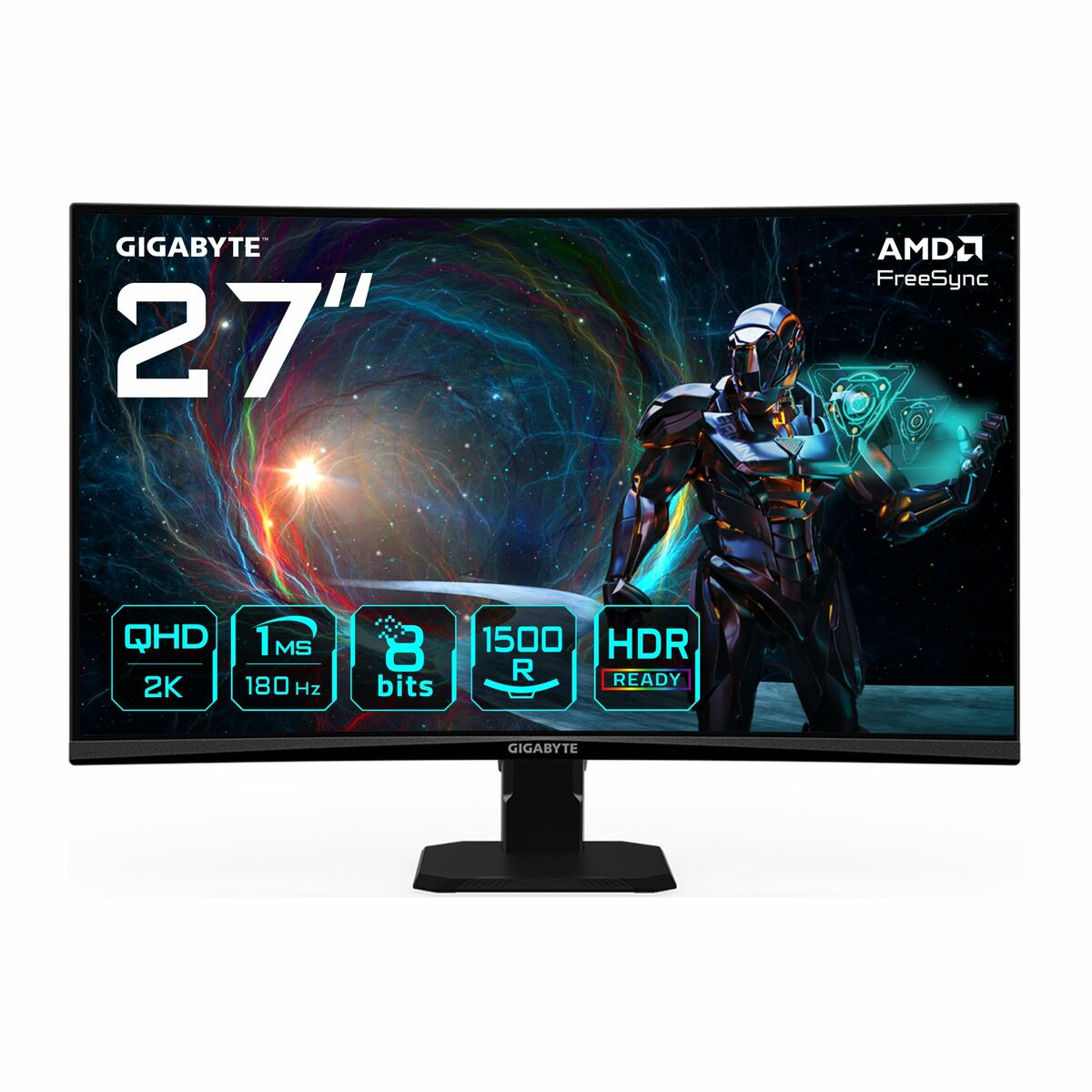 Picture of Gaming Monitor Gigabyte GS27QCA EK Quad HD 27"