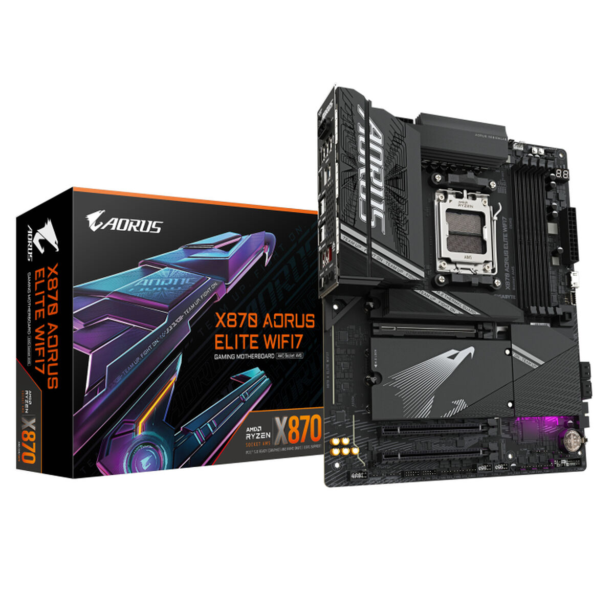 Afbeeldingen van Motherboard Gigabyte X870 AORUS ELITE WIFI7 AMD X870 AMD X870 AMD AM5