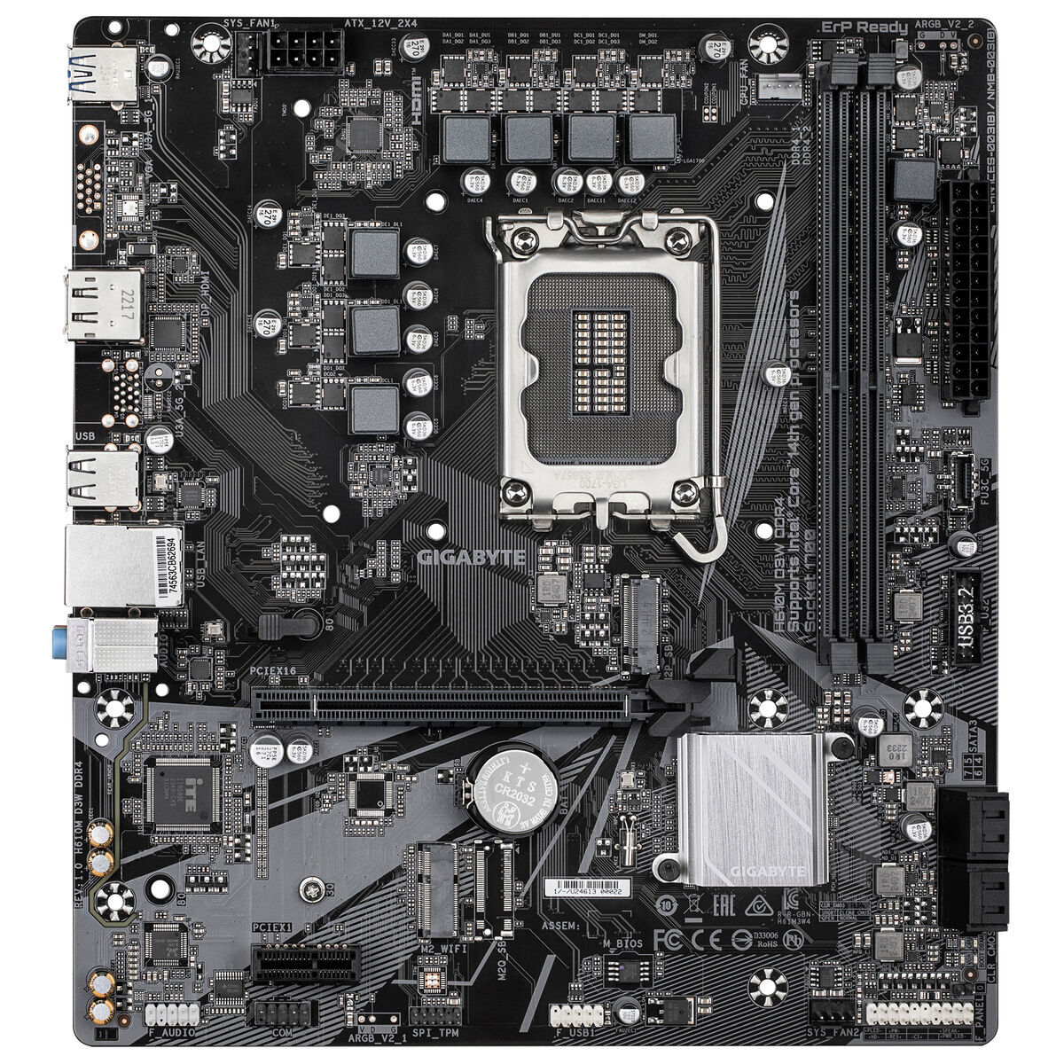 Picture of Motherboard Gigabyte 9MH61M3W4-00-G10 LGA 1700