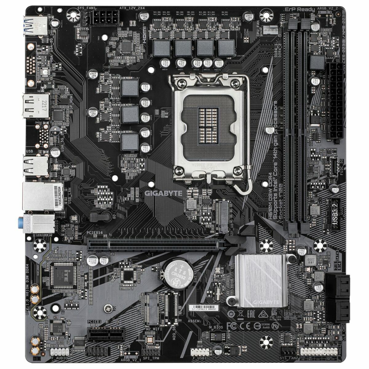 Afbeeldingen van Motherboard Gigabyte 9MH61M3W4-00-G10 INTEL H610 LGA 1700