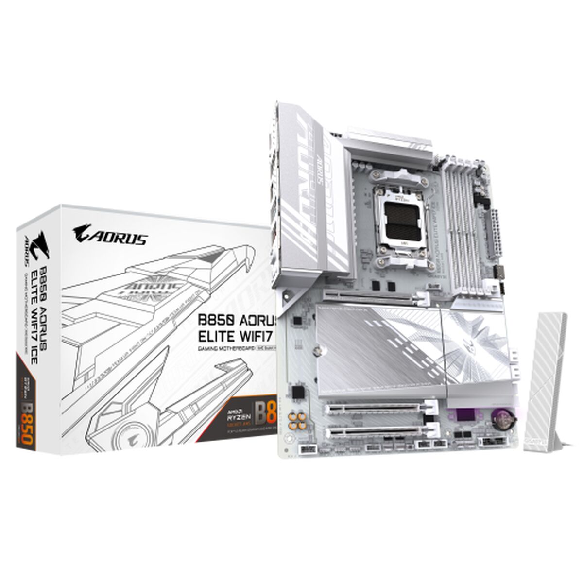 Picture of Motherboard Gigabyte B850 A ELITE WF7 ICE AMD AMD AM5