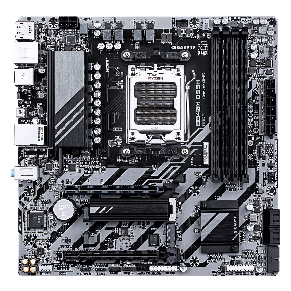 Afbeeldingen van Motherboard Gigabyte B840M DS3H AMD AM5