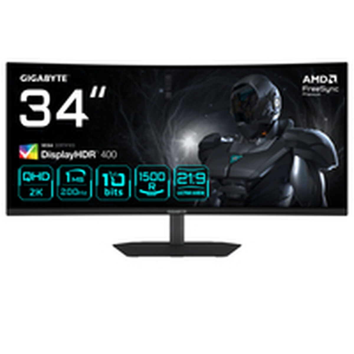 Picture of Monitor Gigabyte G34WQC2 EK UltraWide Quad HD 34"
