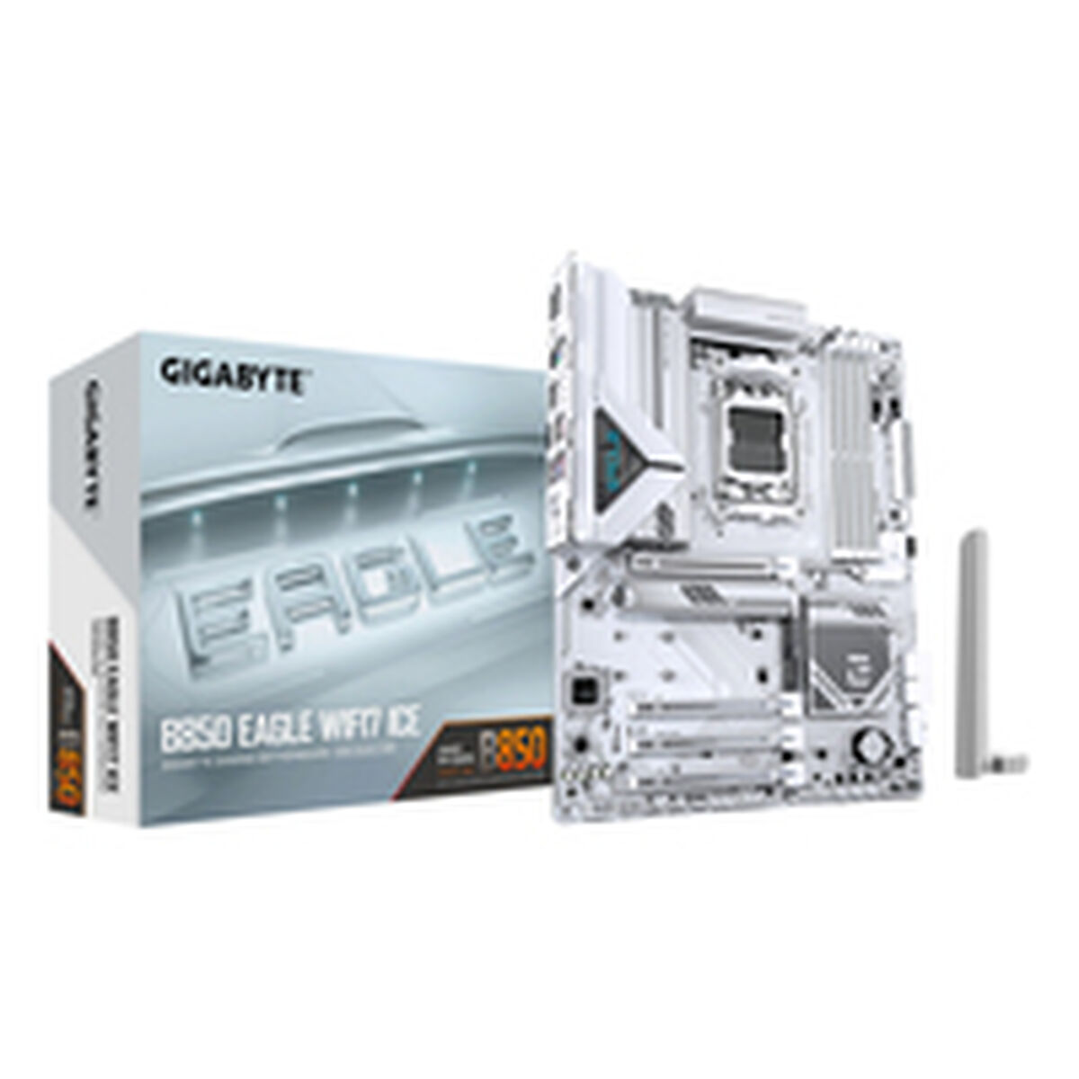 Afbeeldingen van Motherboard Gigabyte B850 EAGLE WF7 ICE Intel Wi-Fi 6 AMD AM5 AMD B850