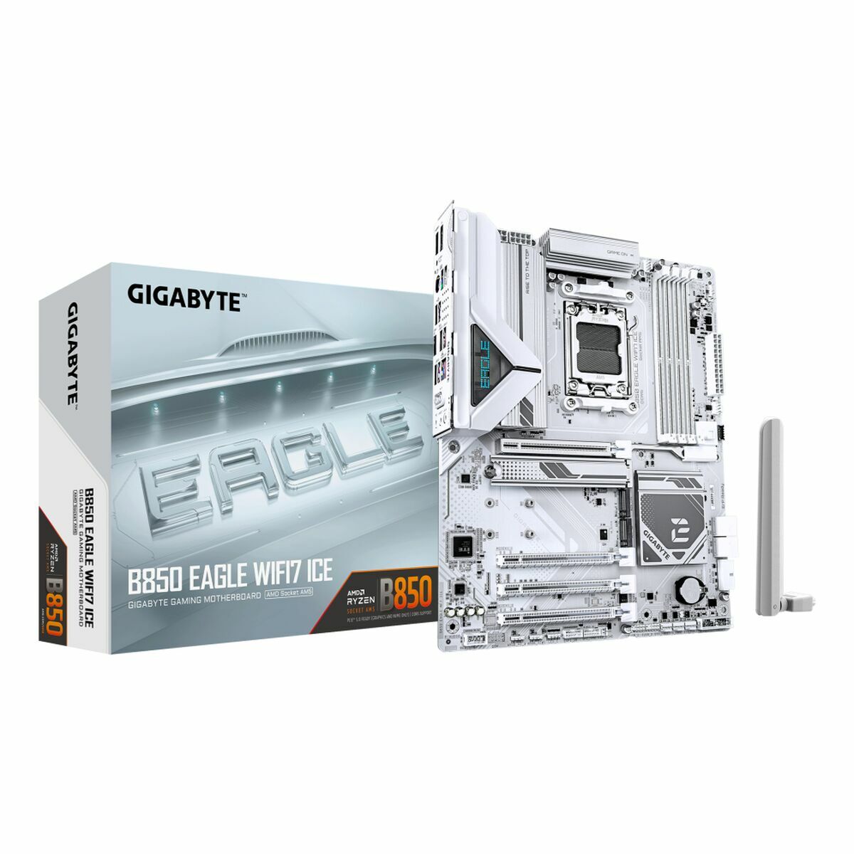 Picture of Motherboard Gigabyte B850 EAGLE WF7 ICE AMD B850 AMD AM5