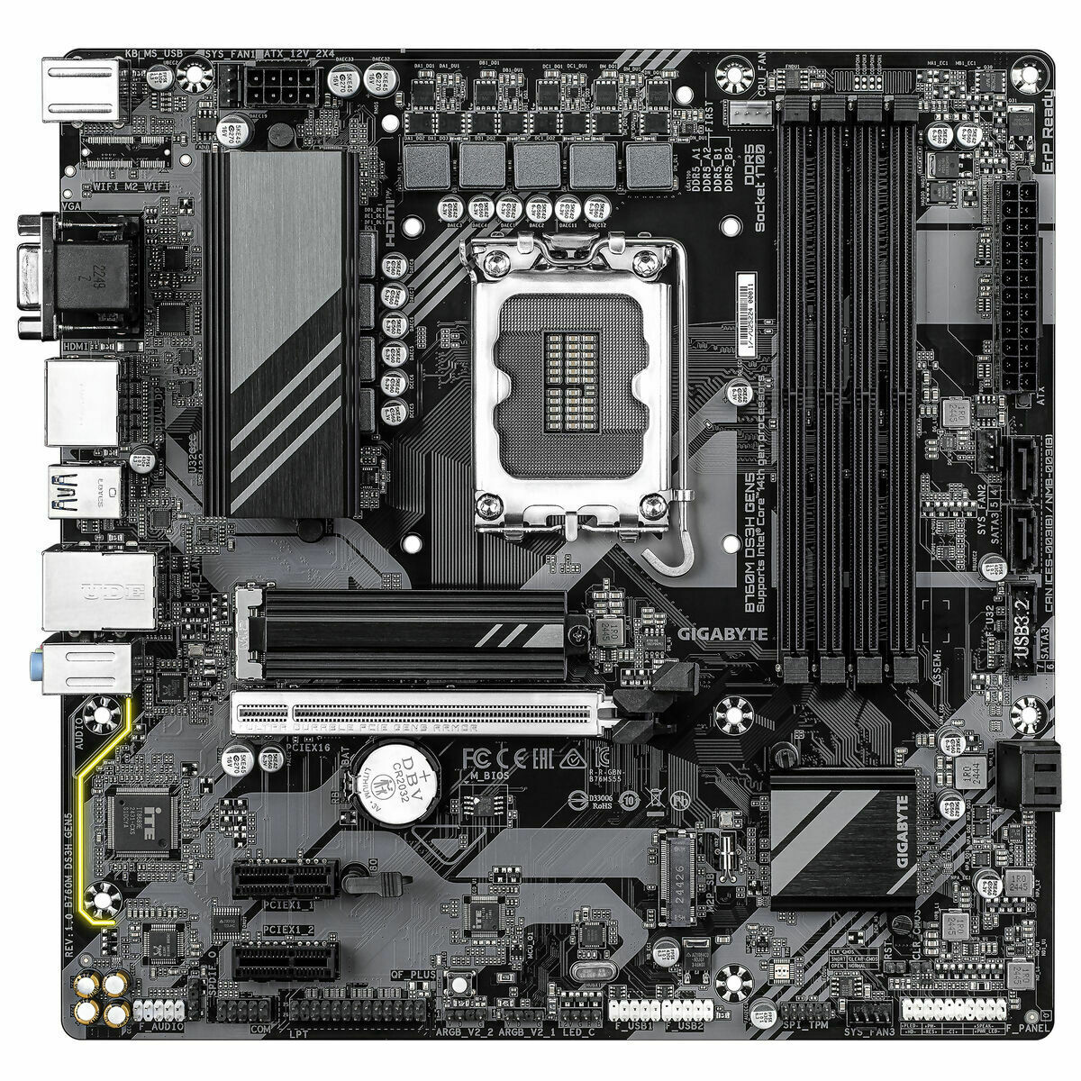 Afbeeldingen van Motherboard Gigabyte B760M DS3H GEN5 INTEL B760 EXPRESS LGA 1700