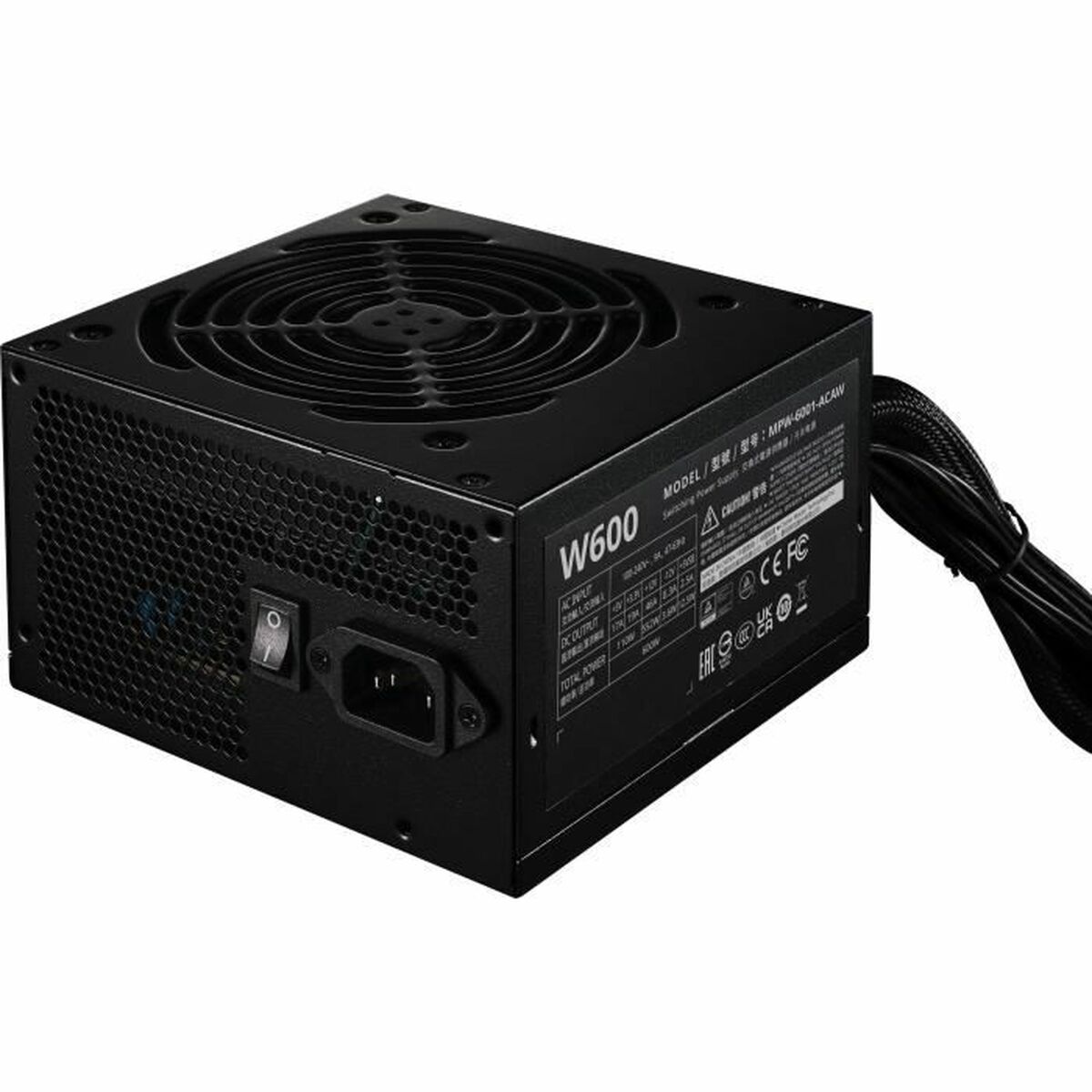 Picture of Power supply Cooler Master ATX 600 W 110 W 80 PLUS