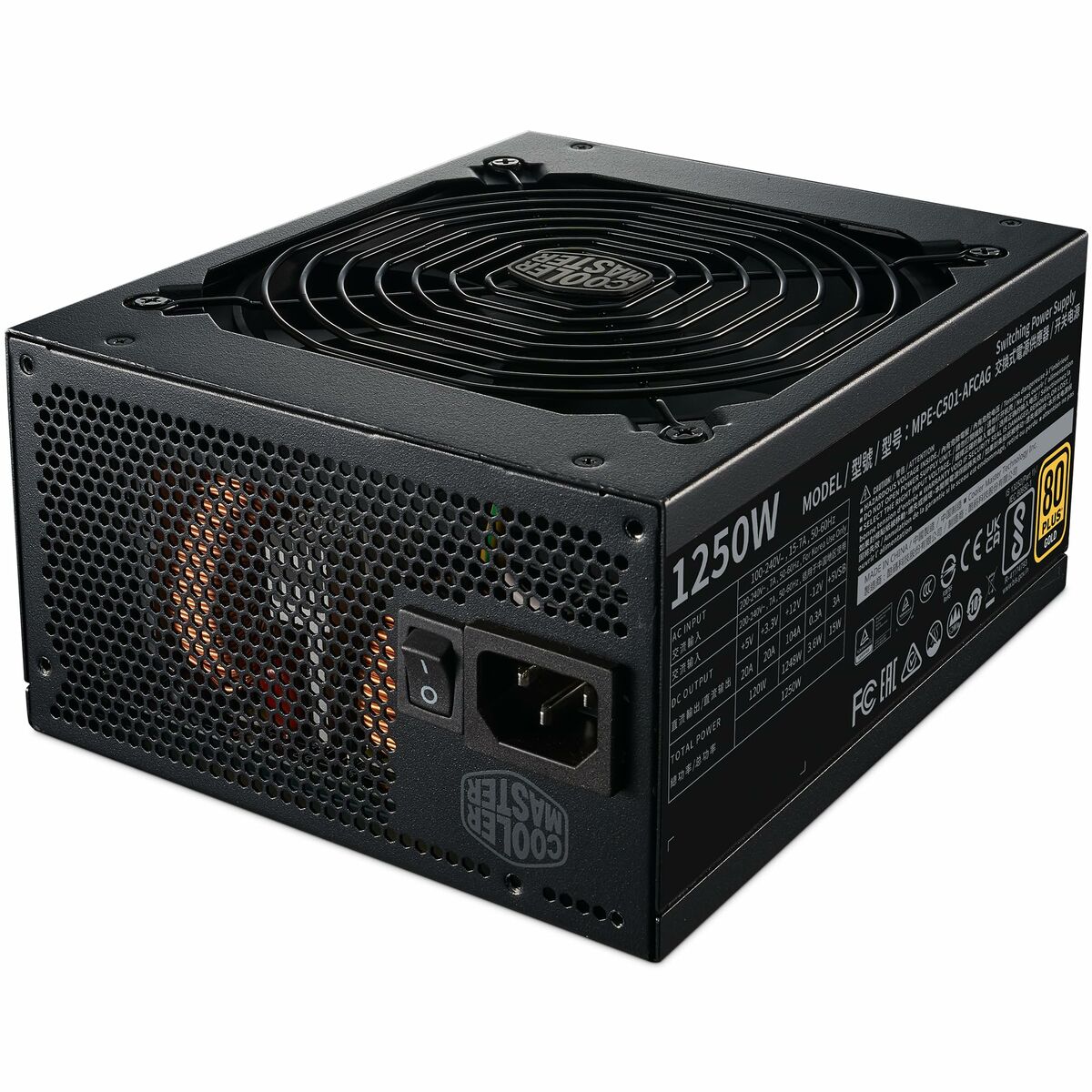 Afbeeldingen van Power supply Cooler Master Cooler Master ATX 80 Plus Gold