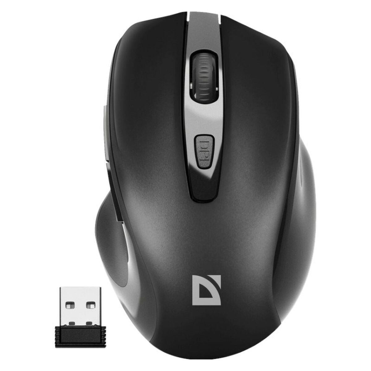 Afbeeldingen van Optical Wireless Mouse Defender DEFENDER PRIME MB-053 RF SILENT Black