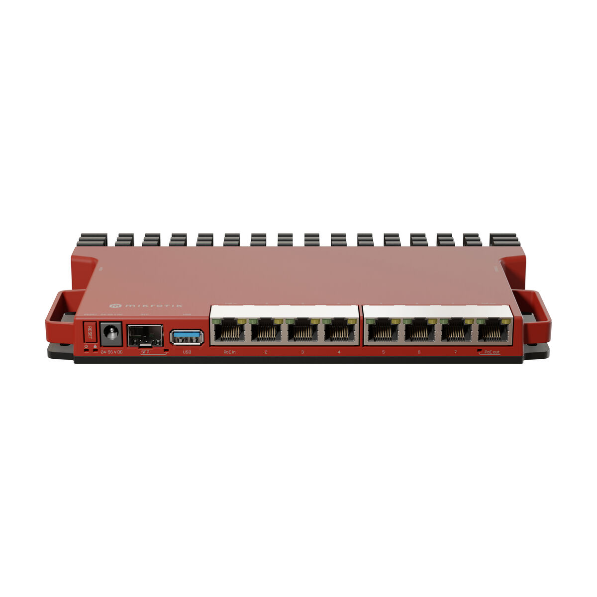 Picture of Router Mikrotik L009UIGS-RM Black Red RJ45 PoE x 1 USB x 1