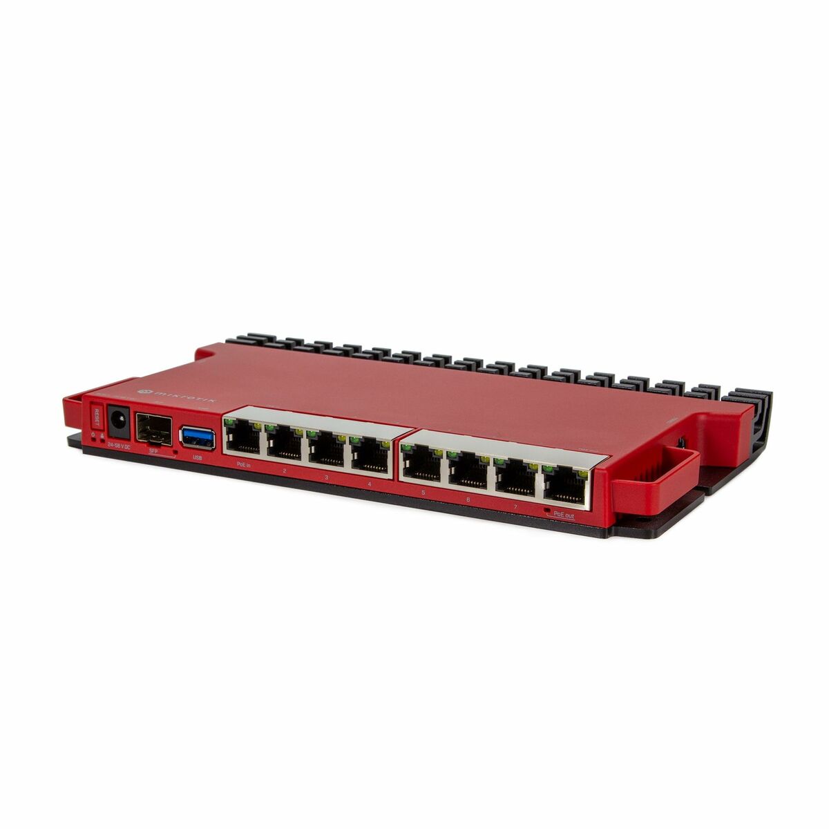 Picture of Router Mikrotik L009UIGS-RM Black Red RJ45 PoE x 1 USB x 1