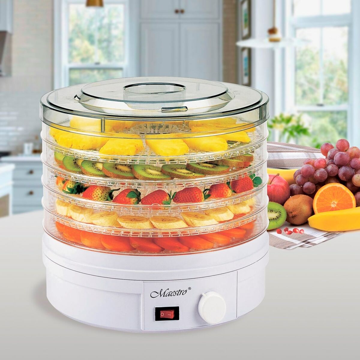 Image secondaire de Déshydrateur d'Aliments Feel Maestro MR-765 245 w