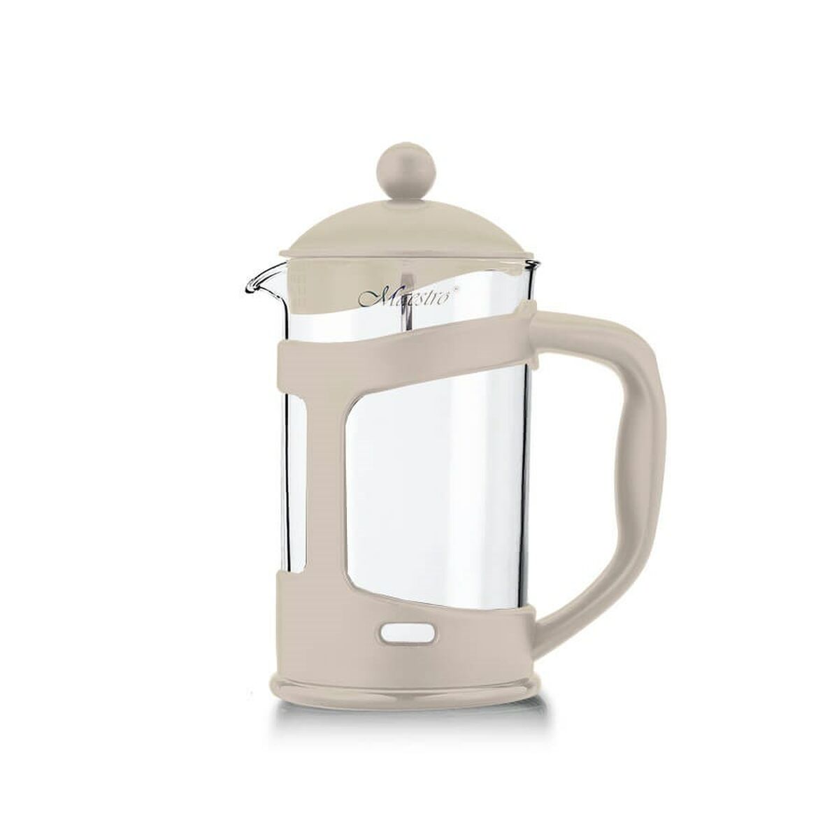 Théière Feel Maestro MR-1665-800 Ivoire Acier inoxydable Verre Borosilicaté 800 ml