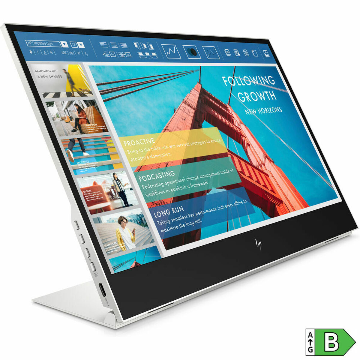 Afbeeldingen van Monitor HP 1B065AA#ABB 14"