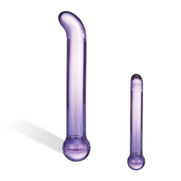 Chatouilleur à point G en verre violet Glas 63156