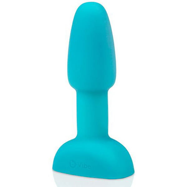 Petit plug anal avec bordure bleu sarcelle B-Vibe 96786