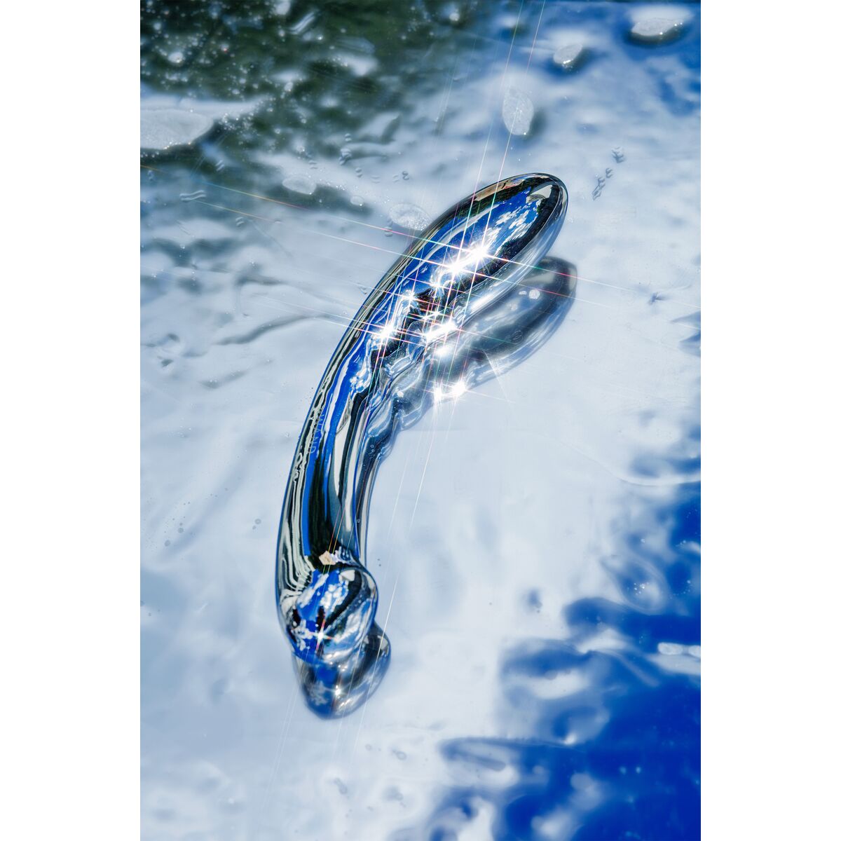 Dildo Le Wand Arch Srebrzysty