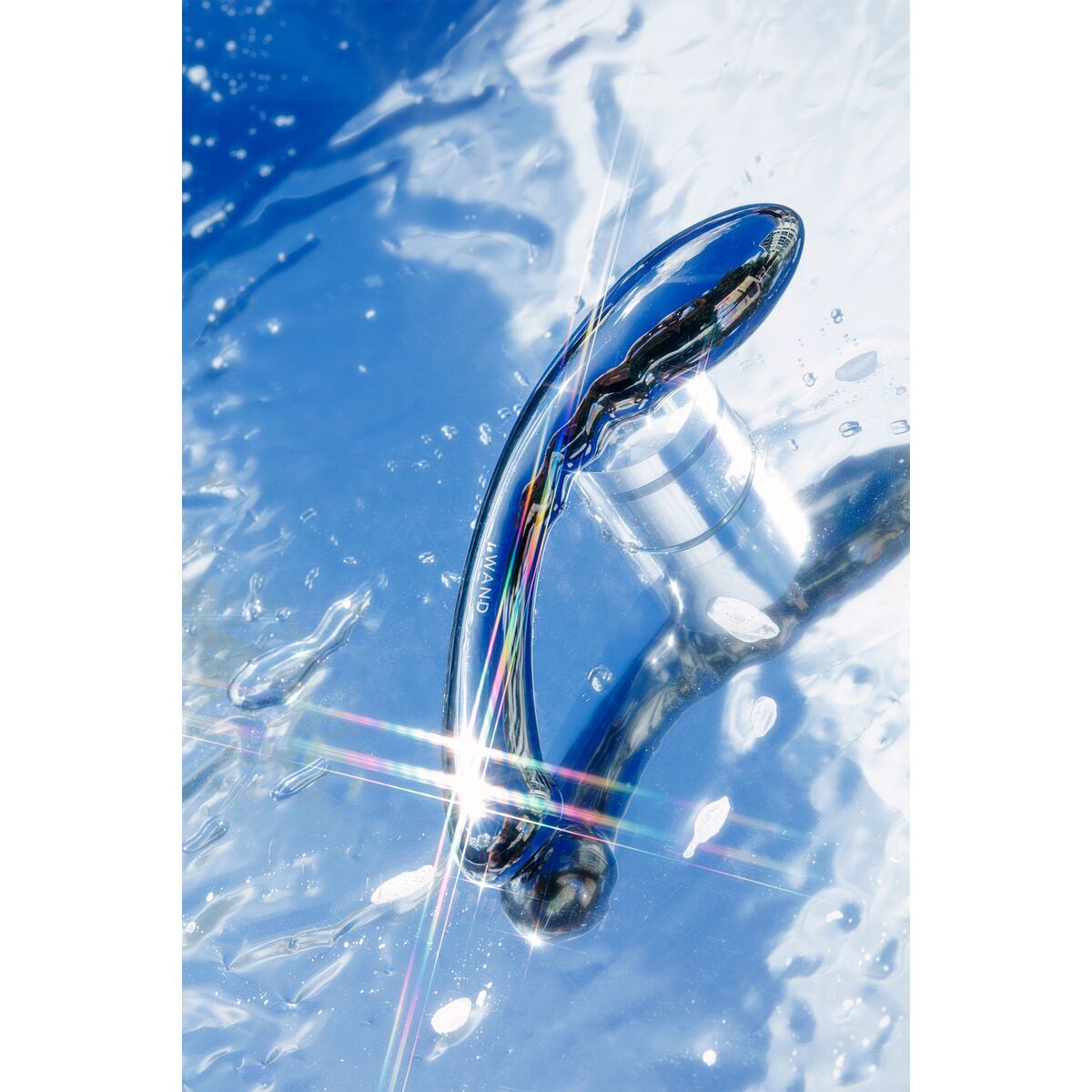 Dildo Le Wand Arch Srebrzysty