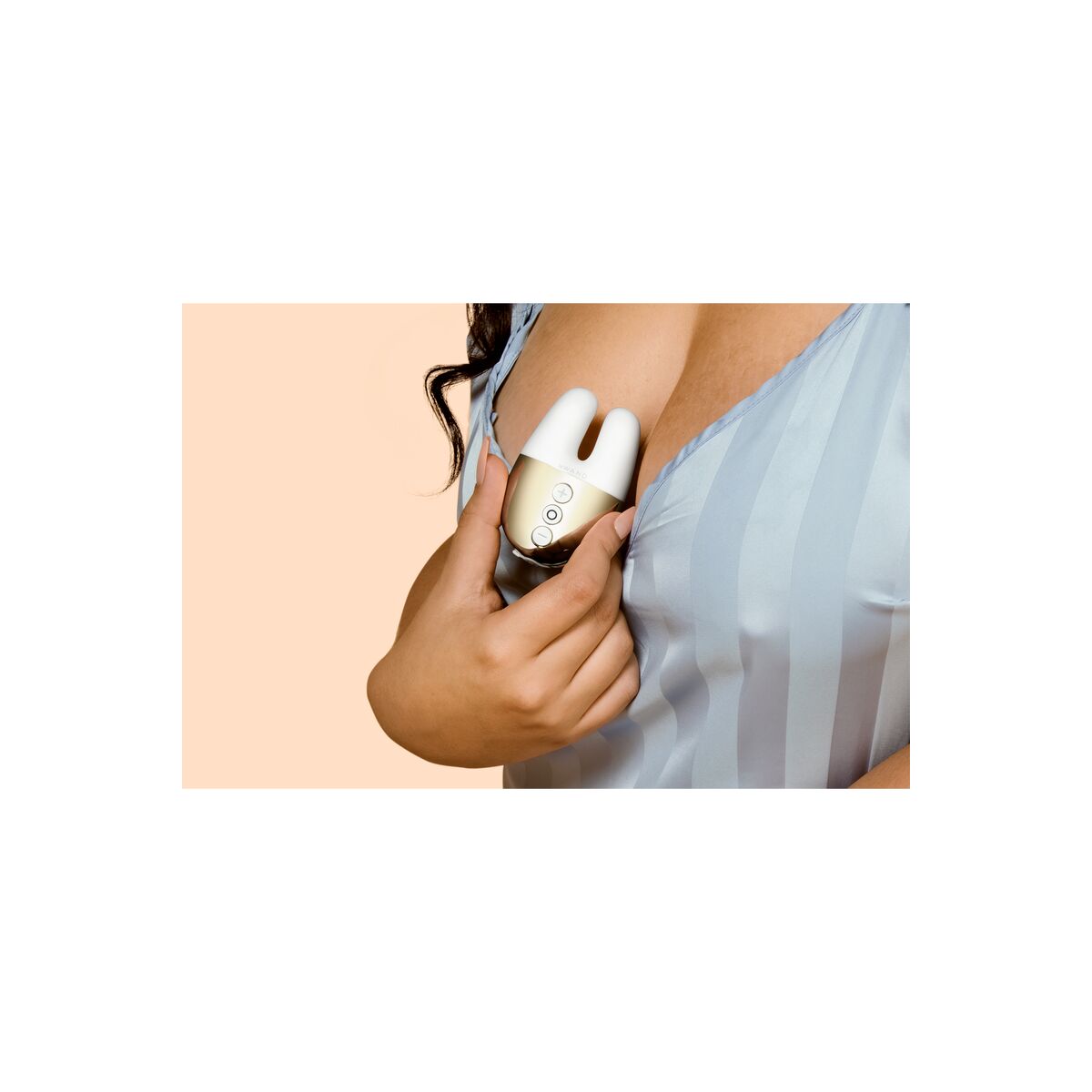 Vibrátor pro dvojici Dual Stimulation Le Wand Bílý