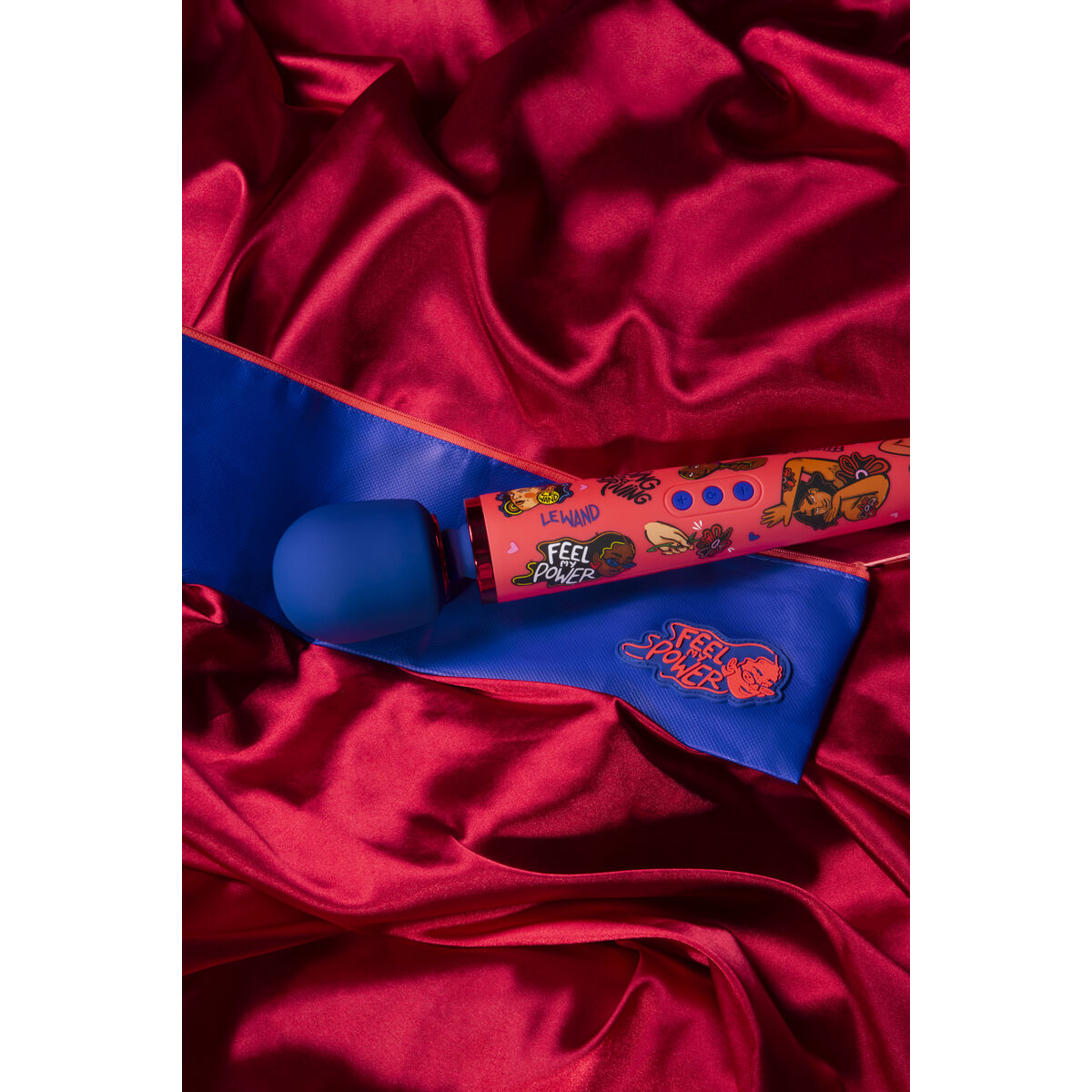 Masážní hlavice Feel My Power 2022 Le Wand Kelly Malka Edition Vícebarevný