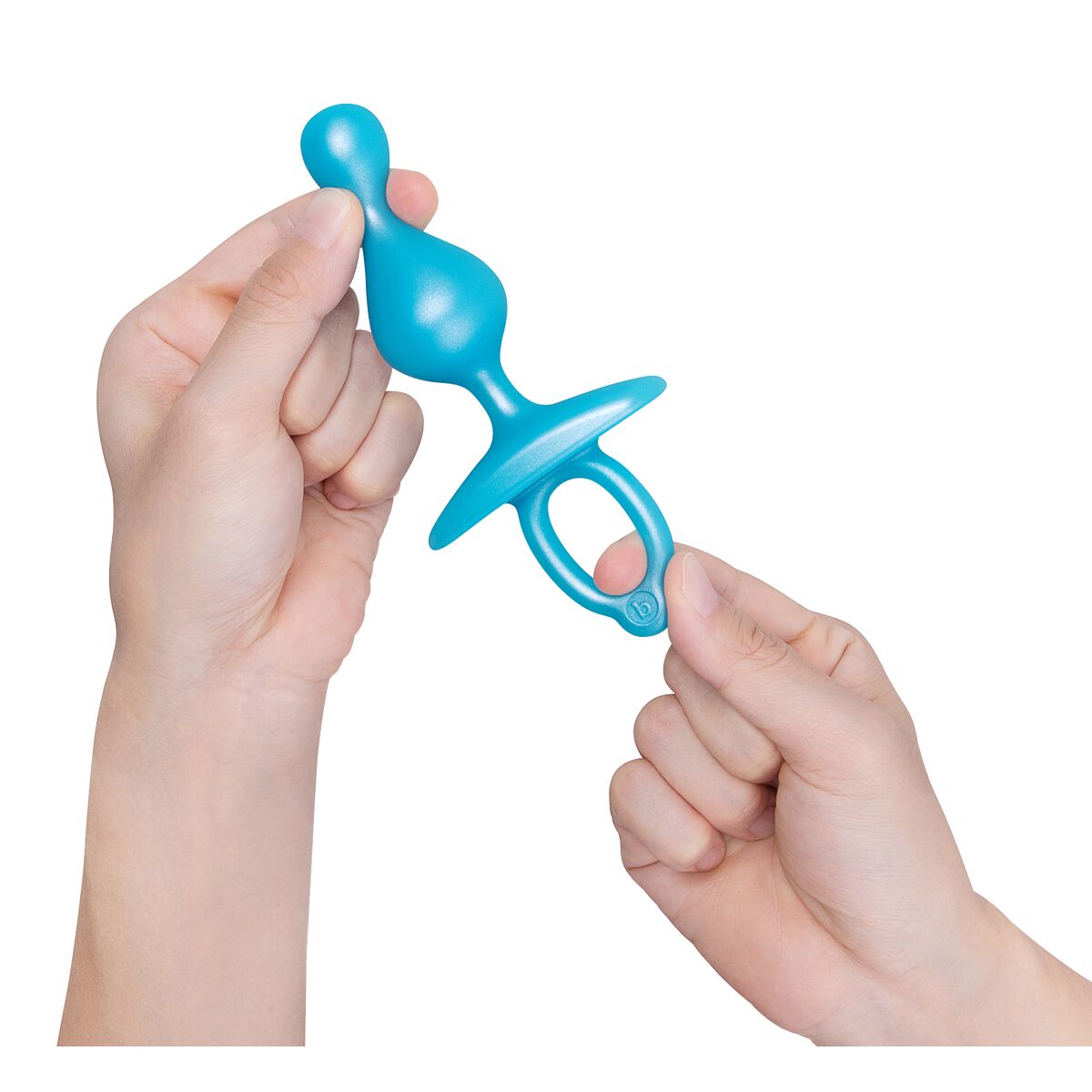 Anální kolík B-Vibe Modrý (7,6 cm)