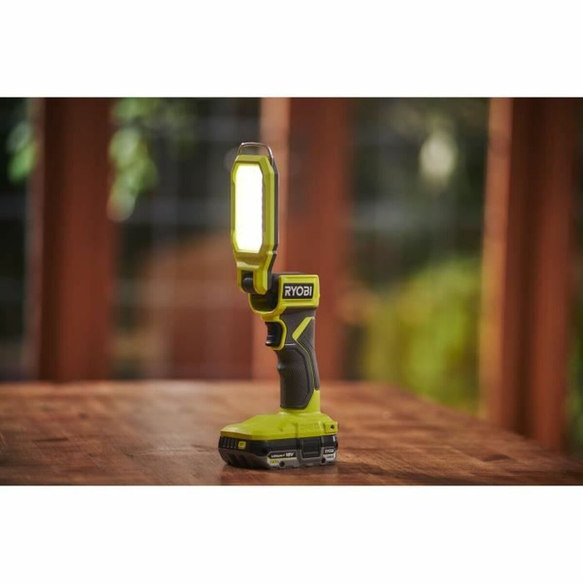 Zaklamp LED Ryobi 100 Lm Groen Grijs