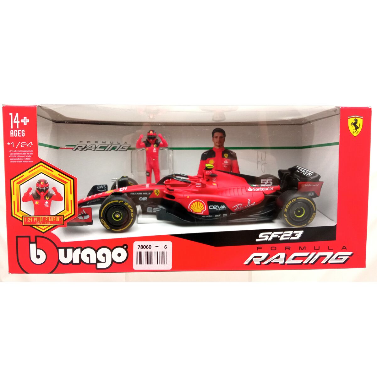 Car Bburago Ferrari F1 Racing SF23