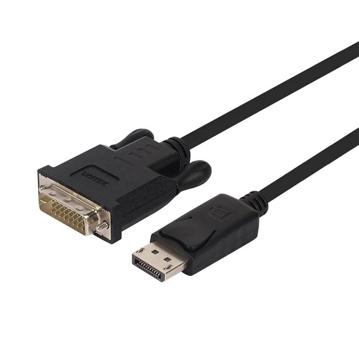 Câble DisplayPort vers DVI Unitek Y-5118BA Noir 1,8 m