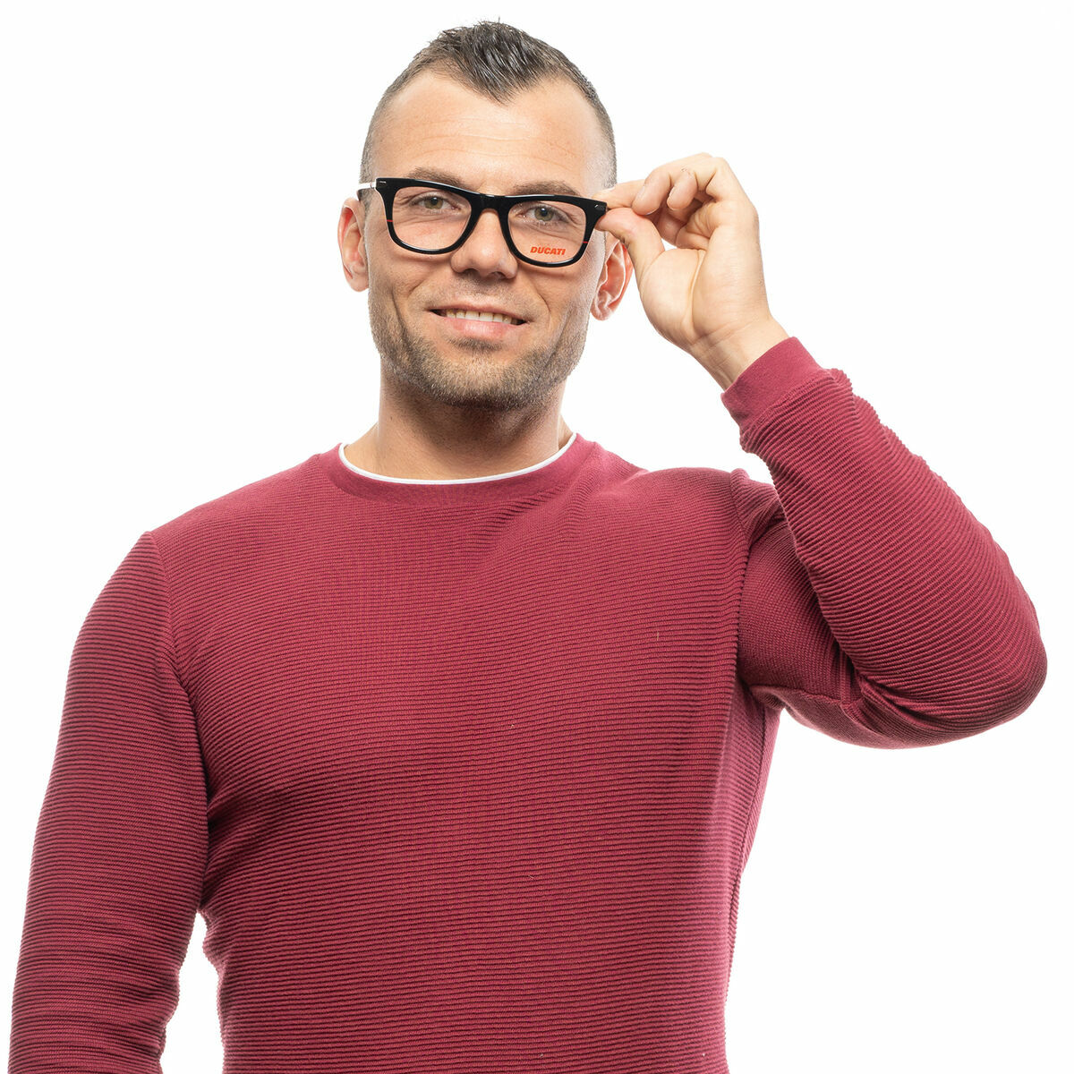 Men’ Spectacle frame Ducati DA1008-50001 Black 50 mm