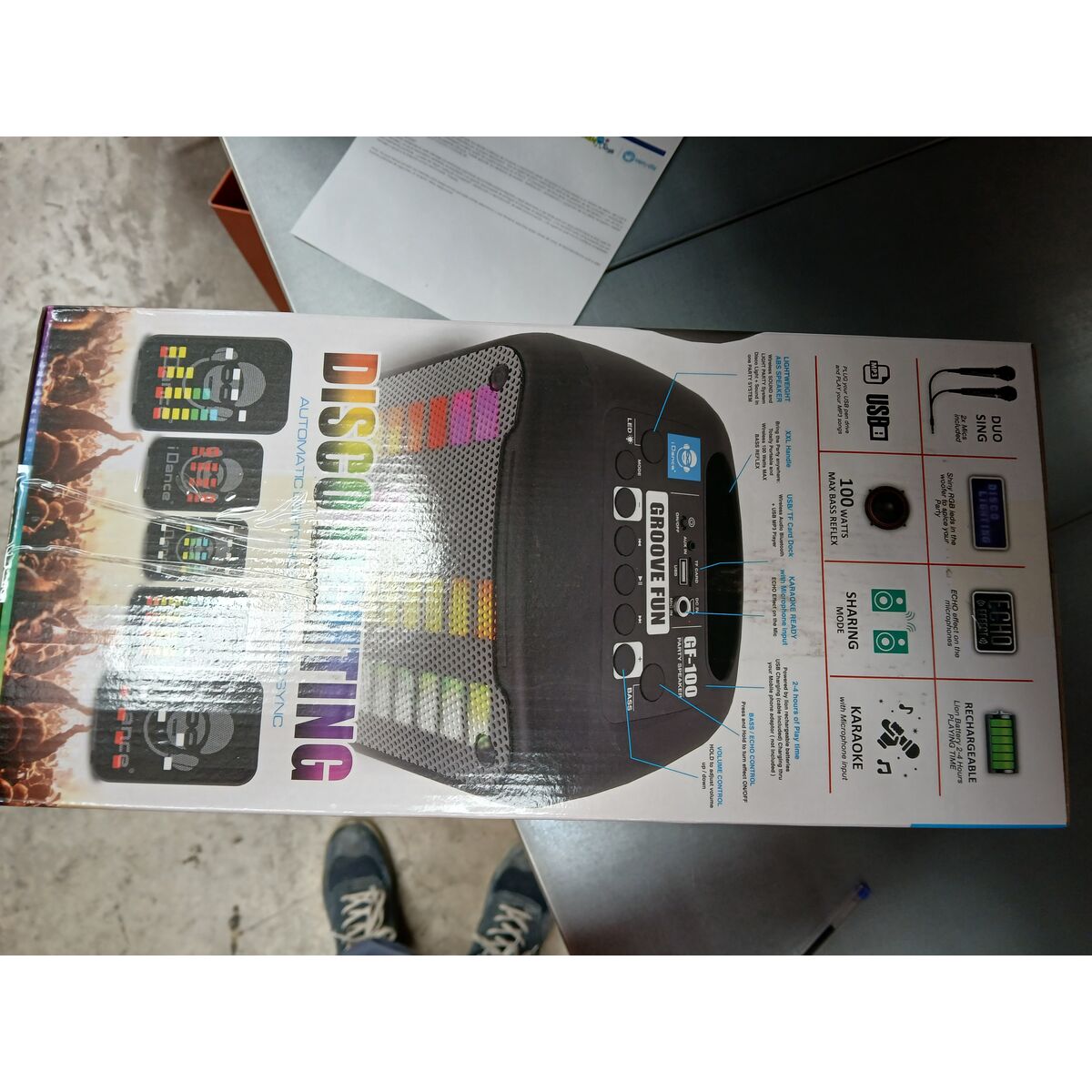 Głośnik z Mikrofonem Karaoke