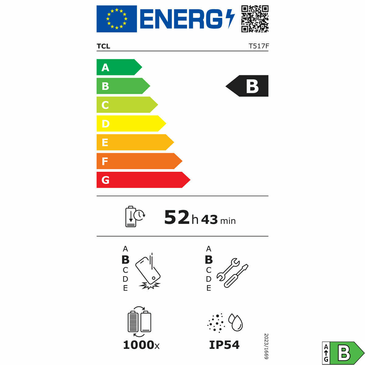 Smartfony TCL 605 6,67" Octa Core 8 GB RAM 256 GB Czarny