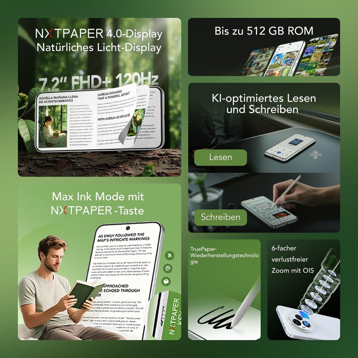 Picture of Smartphone TCL T951K1-2BLCA112-1 Octa Core 12 GB RAM 512 GB White