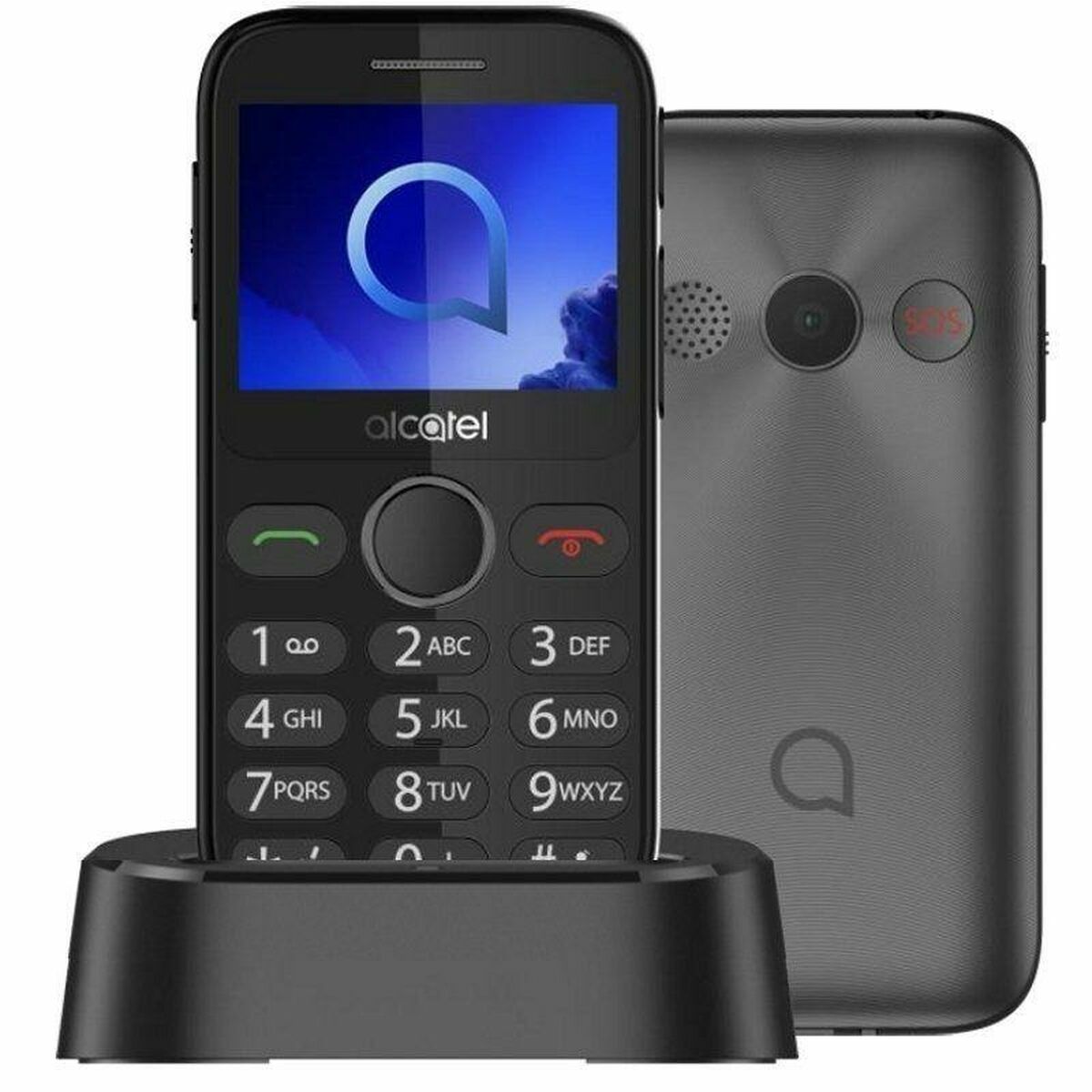 Mobiltelefon til ældre mennesker Alcatel 2020X-3AALWE11 32 GB Sort