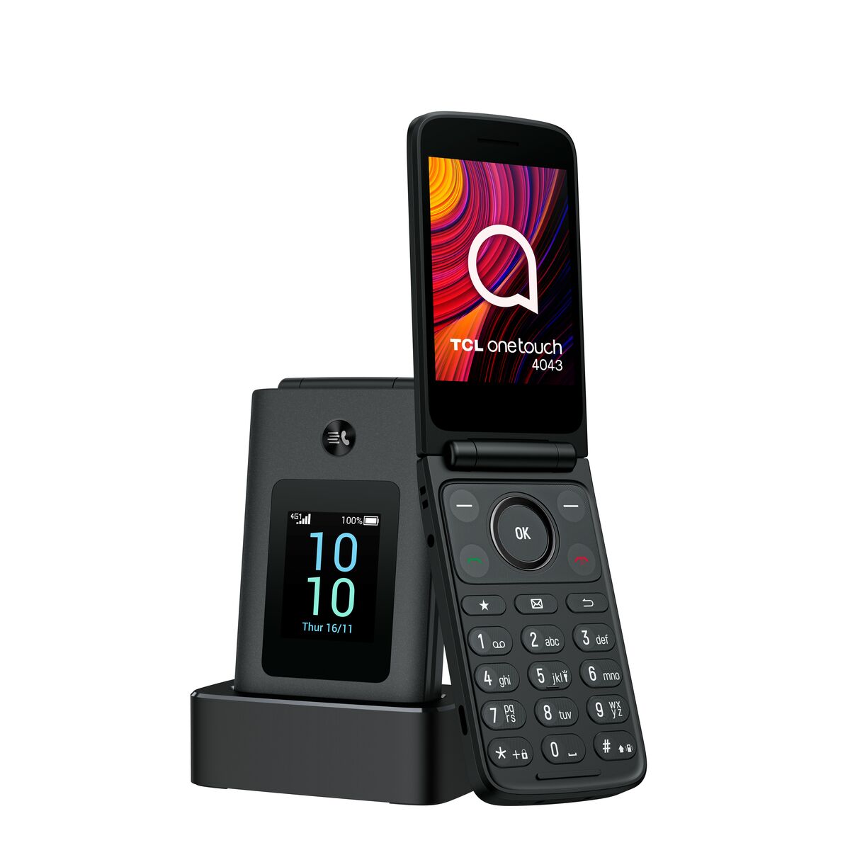 Afbeeldingen van Mobile phone TCL 4043D 3,2" 48 MB 128 MB Grey