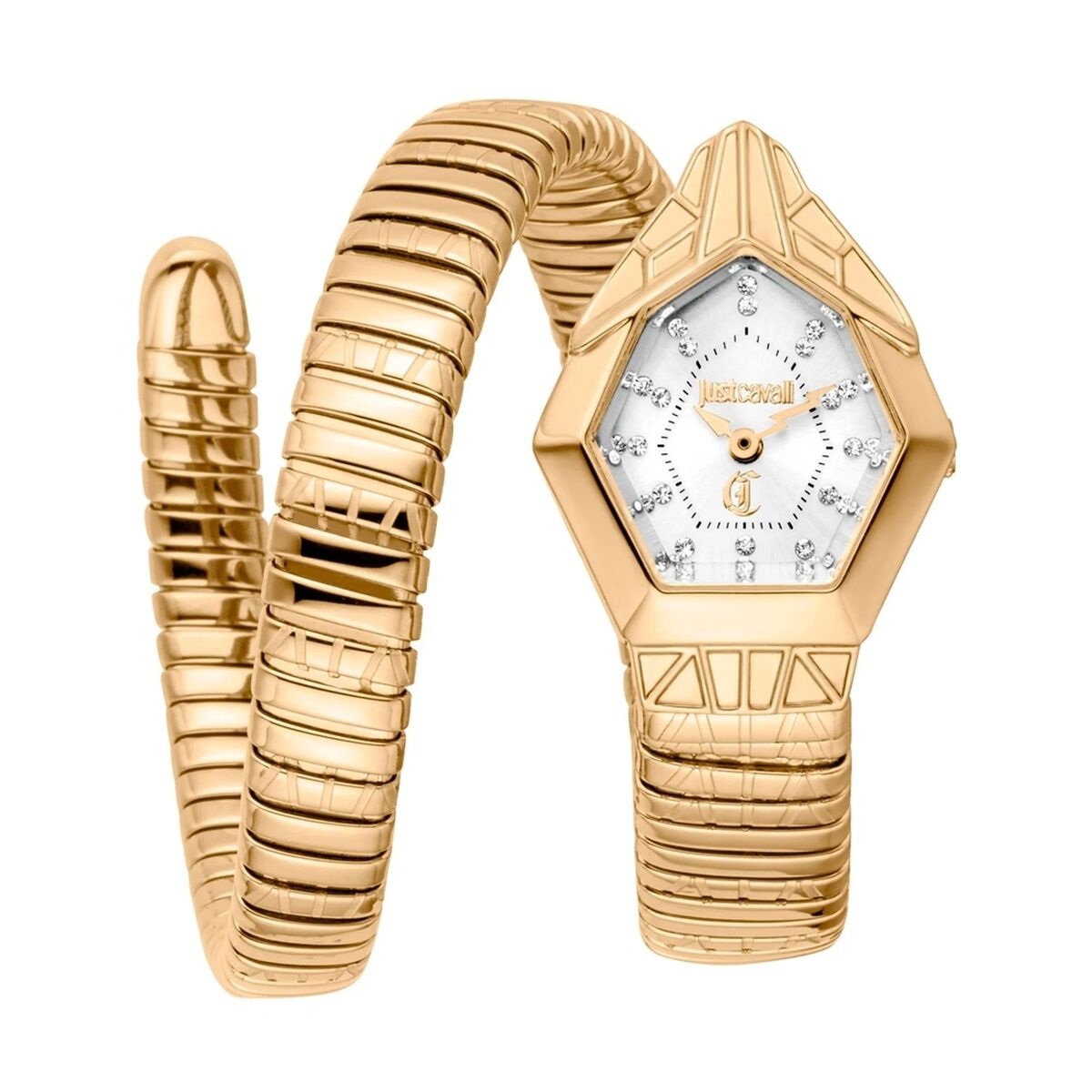 Γυναικεία Ρολόγια Just Cavalli SNAKE Χρυσό (Ø 23 mm)