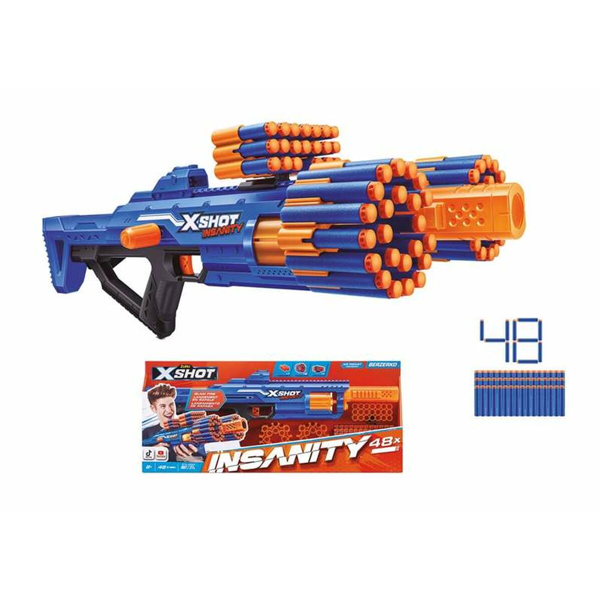 Zuru X-Shot Insanity Berzerko Dart Blaster