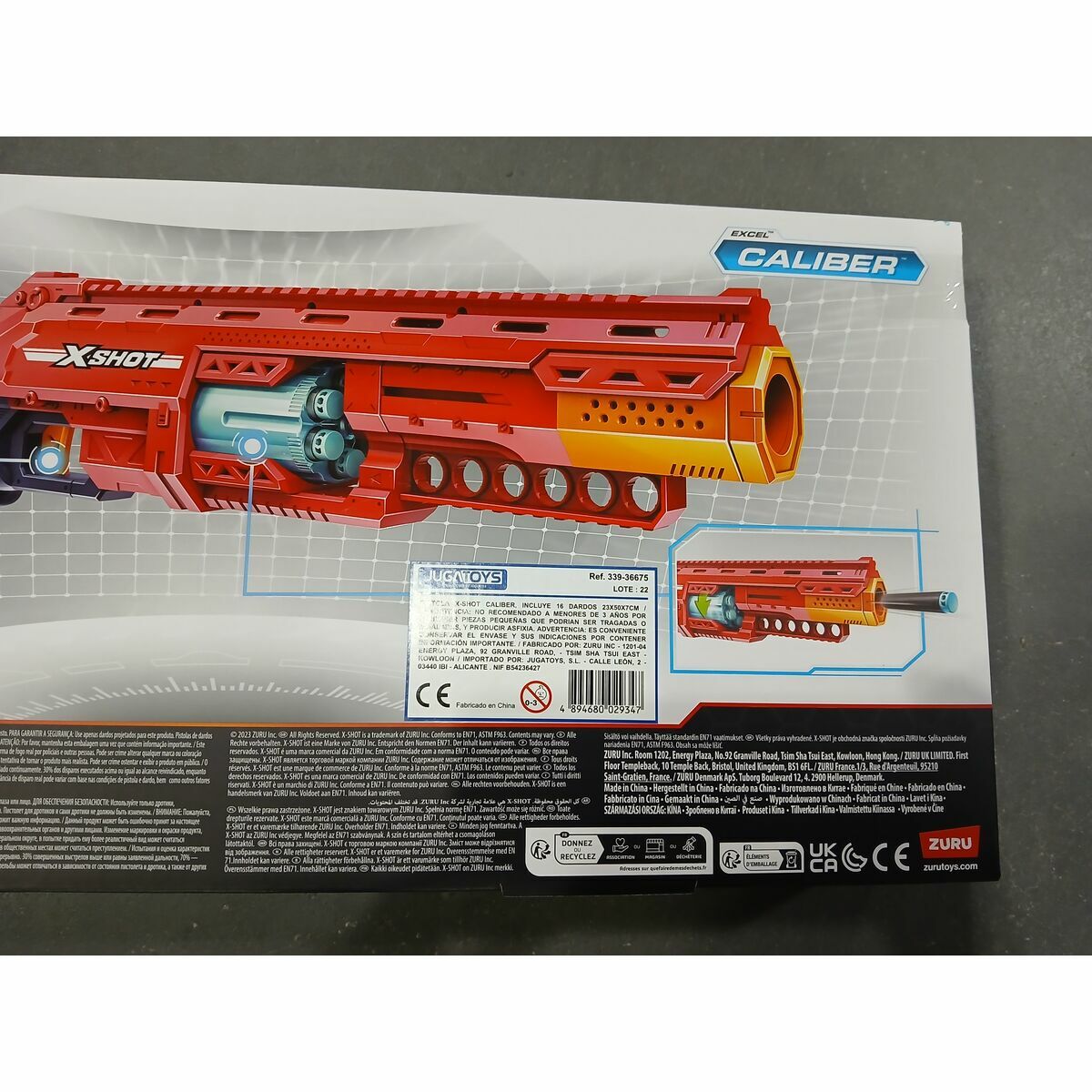 Pistool met pijltjes Zuru X-SHOT 23 x 50 x 7 cm