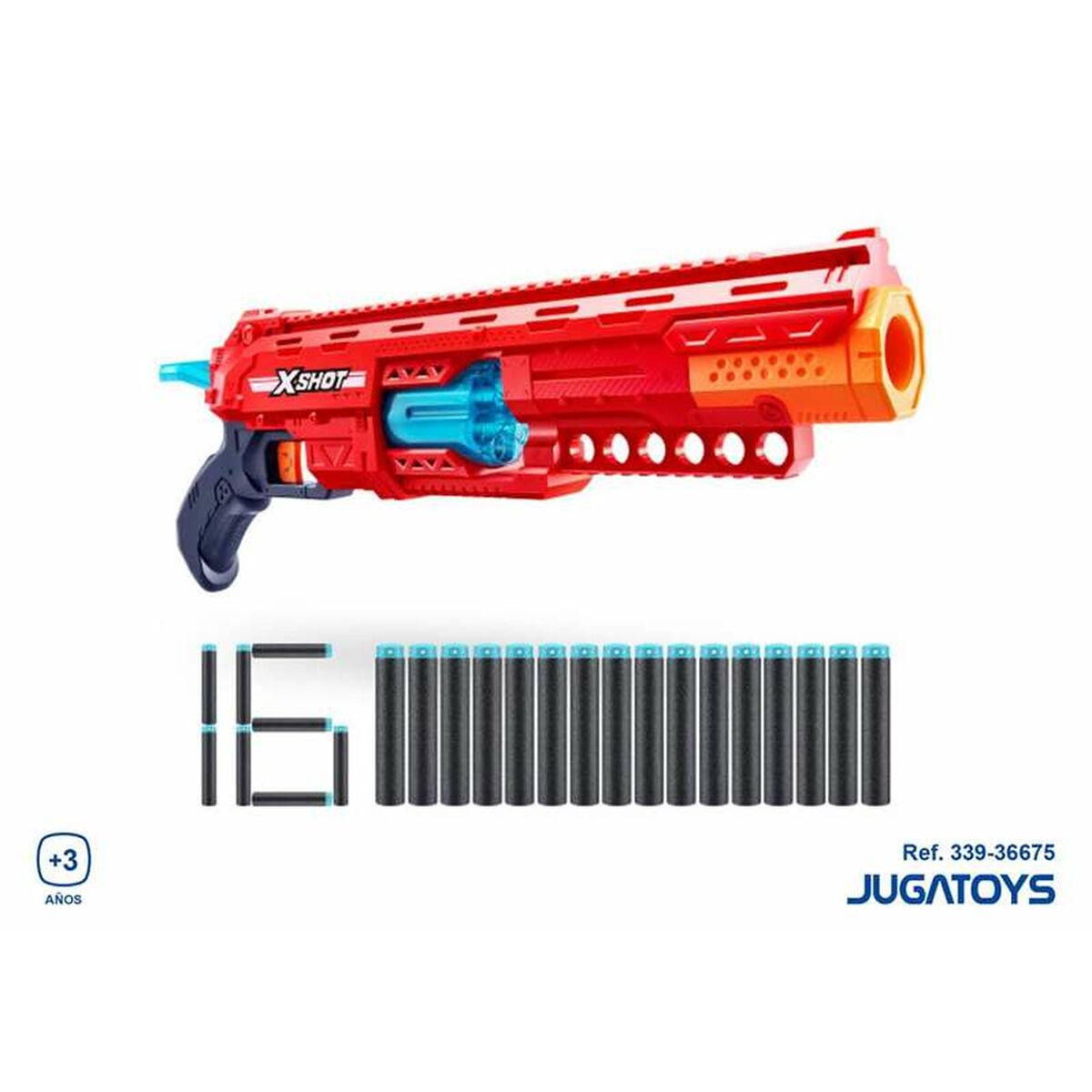 Pistool met pijltjes Zuru X-SHOT 23 x 50 x 7 cm