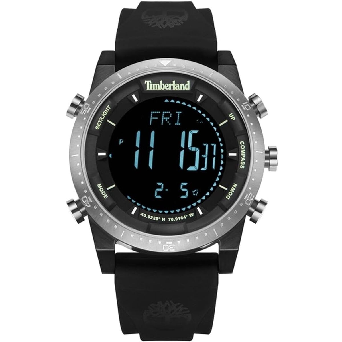 Horloge Heren Timberland TDWGP2104704 Zwart (Ø 45 mm)