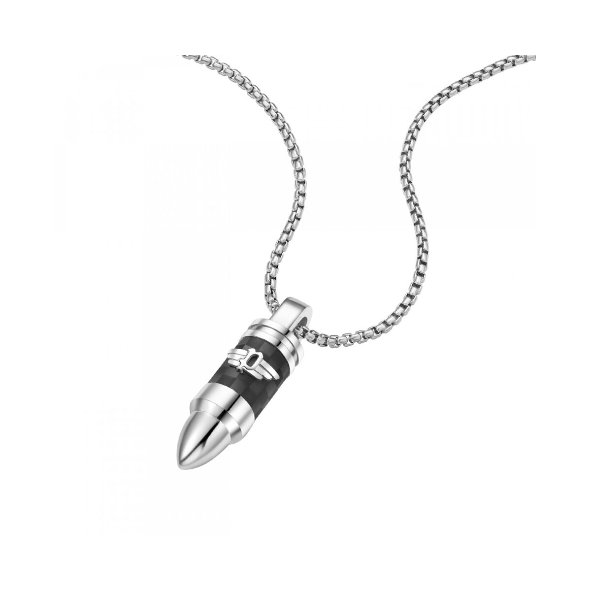 Ketting Heren Police PEAGN0034102 Zilverkleurig