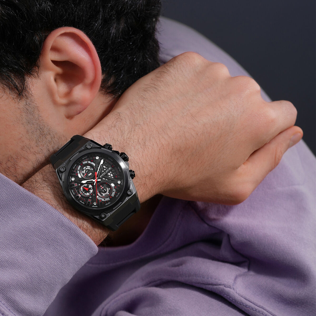 Horloge Heren Police PEWGQ0054303 Zwart